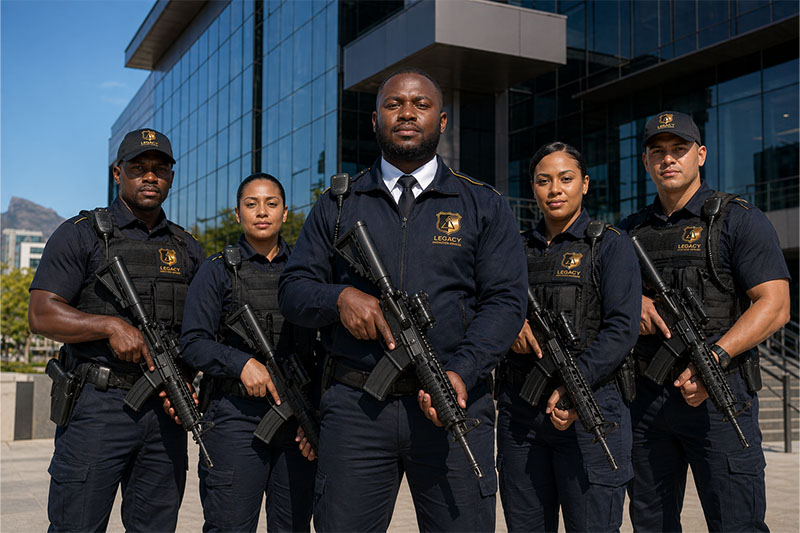 Legacy Protection Services professional security personnel ready for deployment