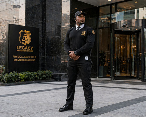 Various industries served by Legacy Protection Services physical security including corporate, retail, residential, and industrial