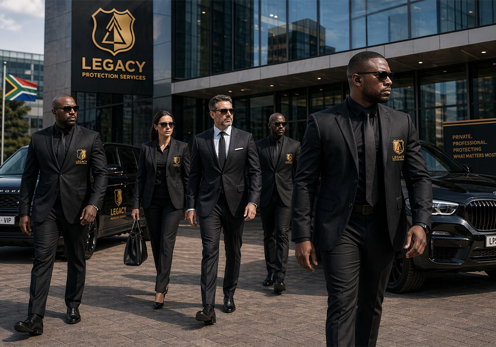 Legacy Protection Services - VIP protection and executive security team in professional formation