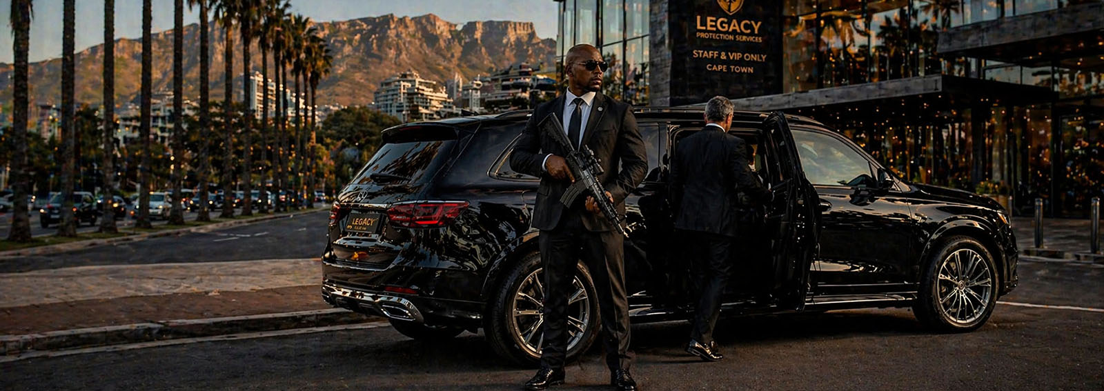 Legacy Protection Services VIP executive protection team providing close protection security for high-profile clients