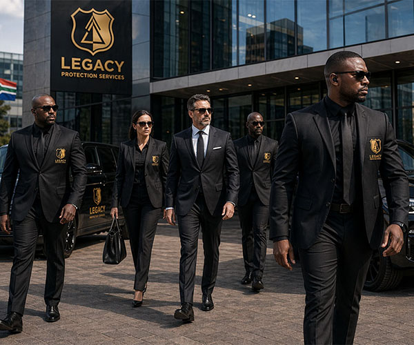 Legacy Protection Services executive protection specialist providing close protection security
